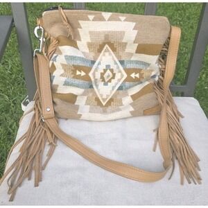 Sante Fe Fringe Crossbody/Clutch (Assorted Prints/Colors)
